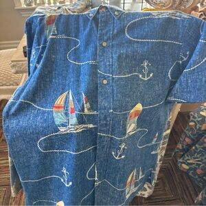 Nautical Blue Men's Shirt